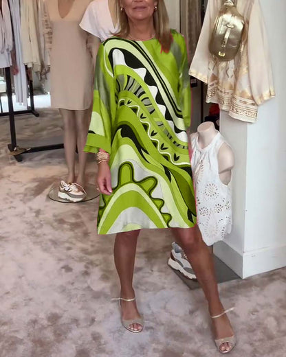 Amara | Abito Elegante con Collo Rotondo