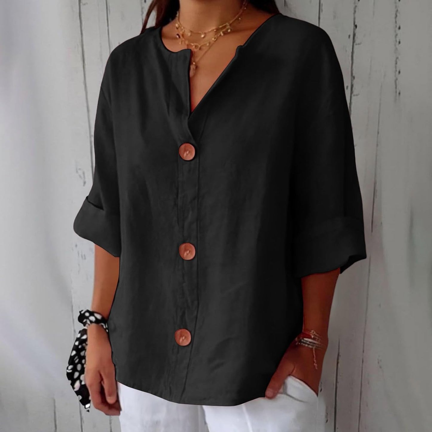 Emma™ | Blusa in Lino