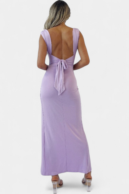 Lumena - Abito con Fiocco Elegante