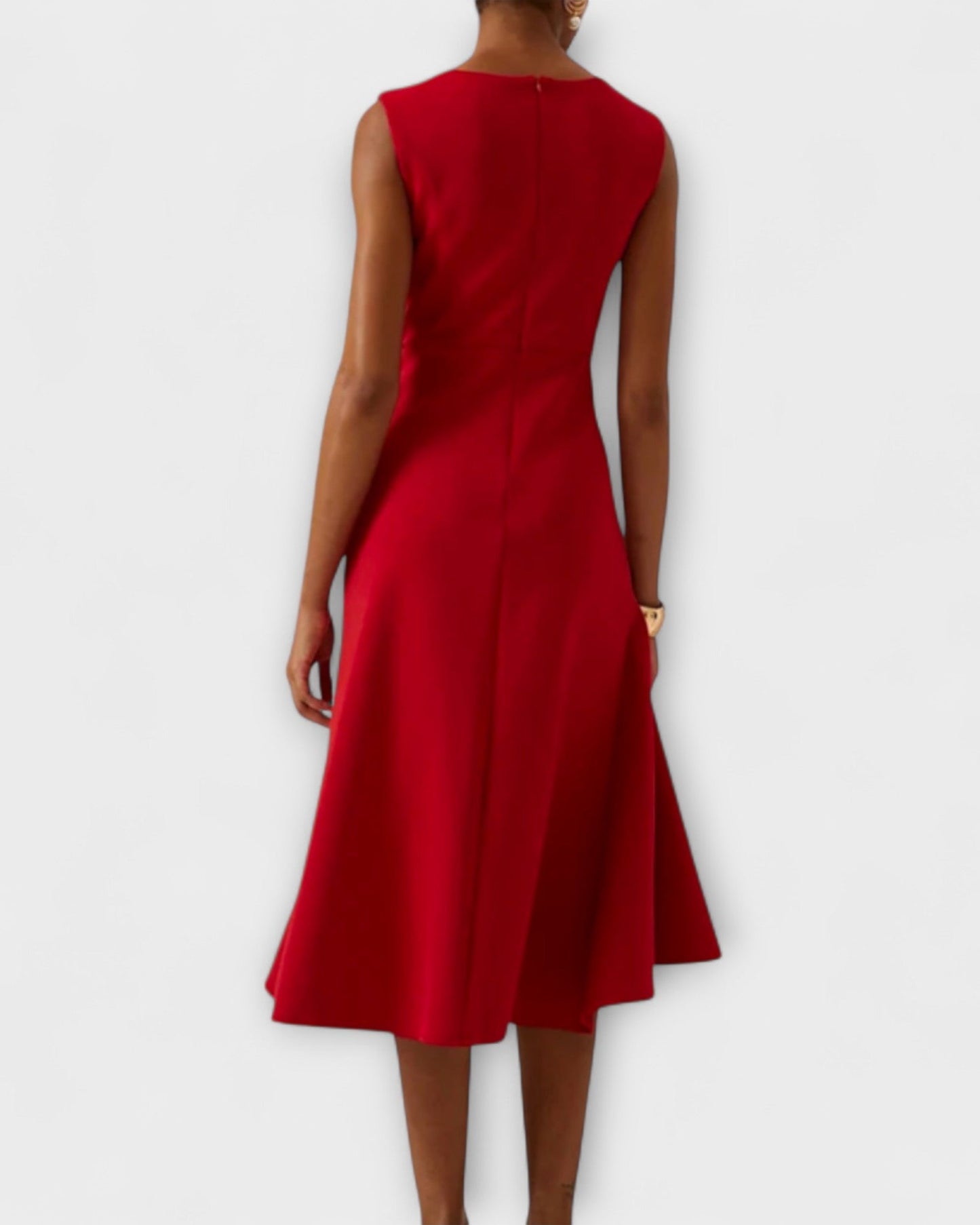 Elena - Vestito Svasato con Drappeggio