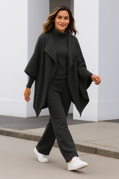 Elena – Completo Cardigan, Maglia & Pantalone